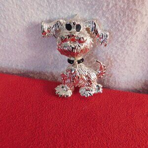 Ladies Dog Brooch